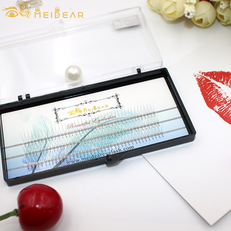 Factory hot sale 0.07mm C curl 3D lashes 4D 5D 6D 9mm pre fan lashes 